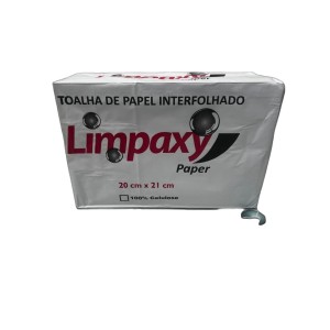 Papel Toalha Interfolhado Limpax 100% Celulose 20 x 21