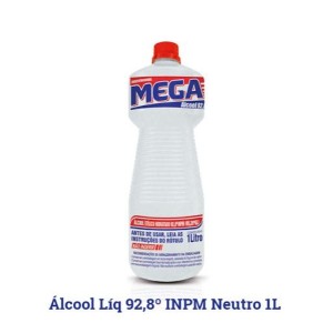 ALCOOL LIQUIDO 92,8%  CEREAIS 1 LITRO MEGA