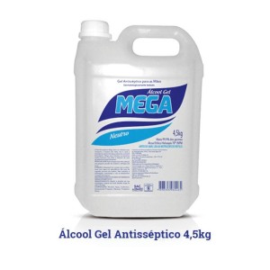 ALCOOL GEL 70% NEUTRO  5 LTS MEGA