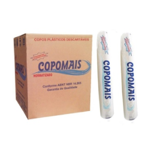 CAIXA DE COPO 180 ML 25X100 TR COPOMAIS DANUBIO